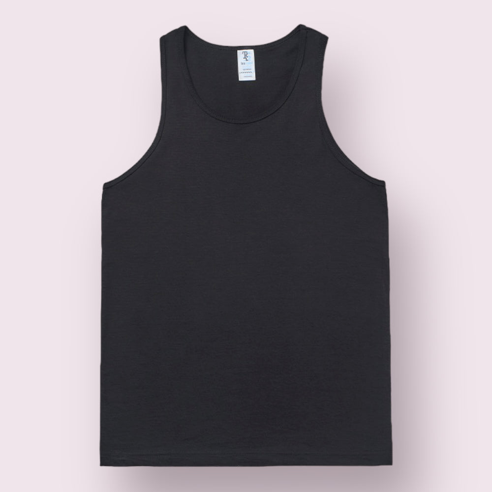 Men's Heavyweight 100% Open-End Cotton Classic Fit Tank Top Durable