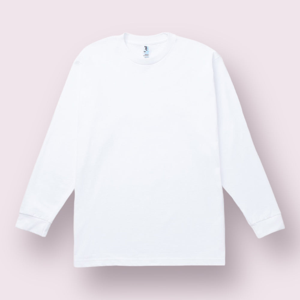 Men's Heavyweight Open-End Cotton Long Sleeve Tee | Durable Classic Fit Shirt