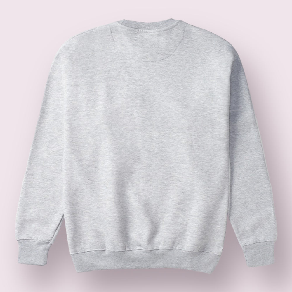 Heavyweight 3-End Fleece Unisex Crewneck Sweatshirt 80% Cotton Classic Fit