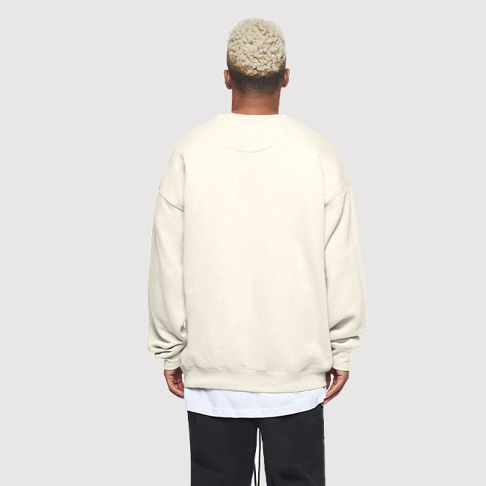 Heavyweight 3-End Fleece Unisex Crewneck Sweatshirt 80% Cotton Classic Fit