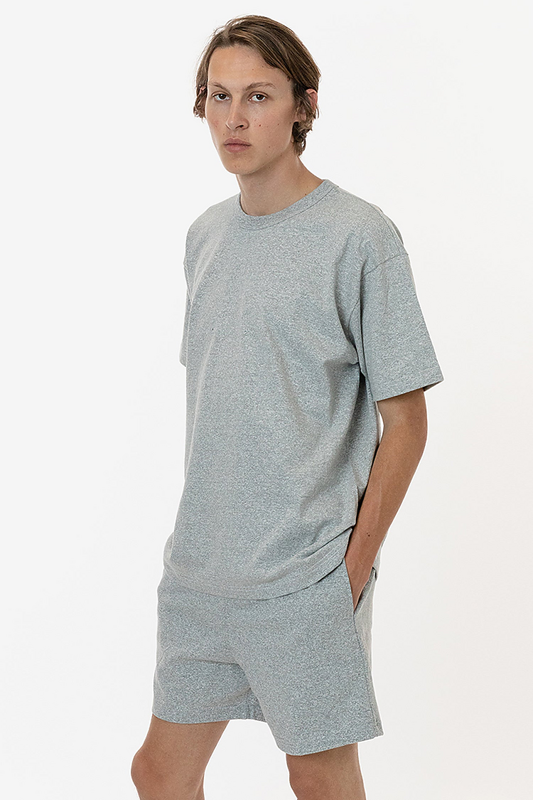 Premium Heavyweight 8.0oz Short Sleeve Mock Twist Crew Neck T-Shirt