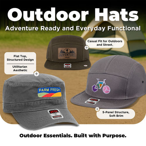 OTTO CAP Military Style Unstructured Low Profile 6-Panel Hat