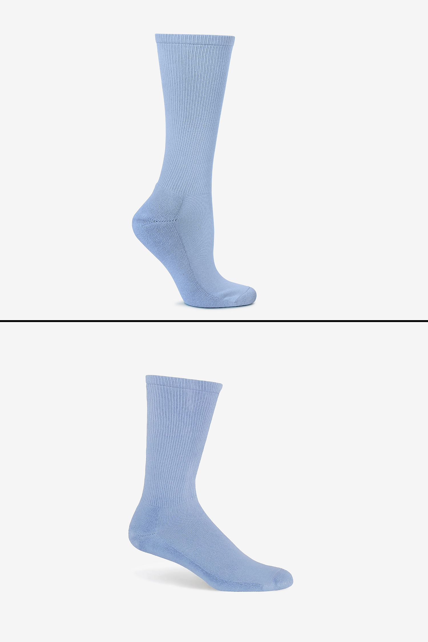 Premium Unisex Crew Socks with Cushion, Rib, Y-Gusset for Lasting Comfort