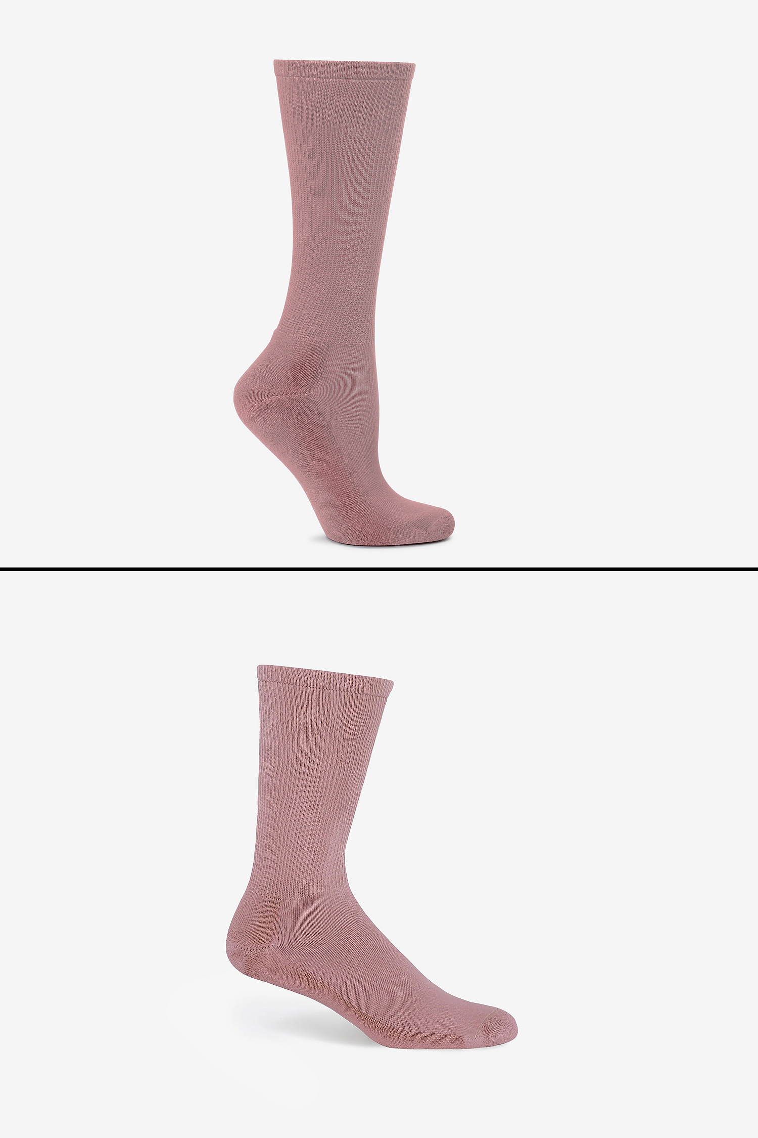 Premium Unisex Crew Socks with Cushion, Rib, Y-Gusset for Lasting Comfort