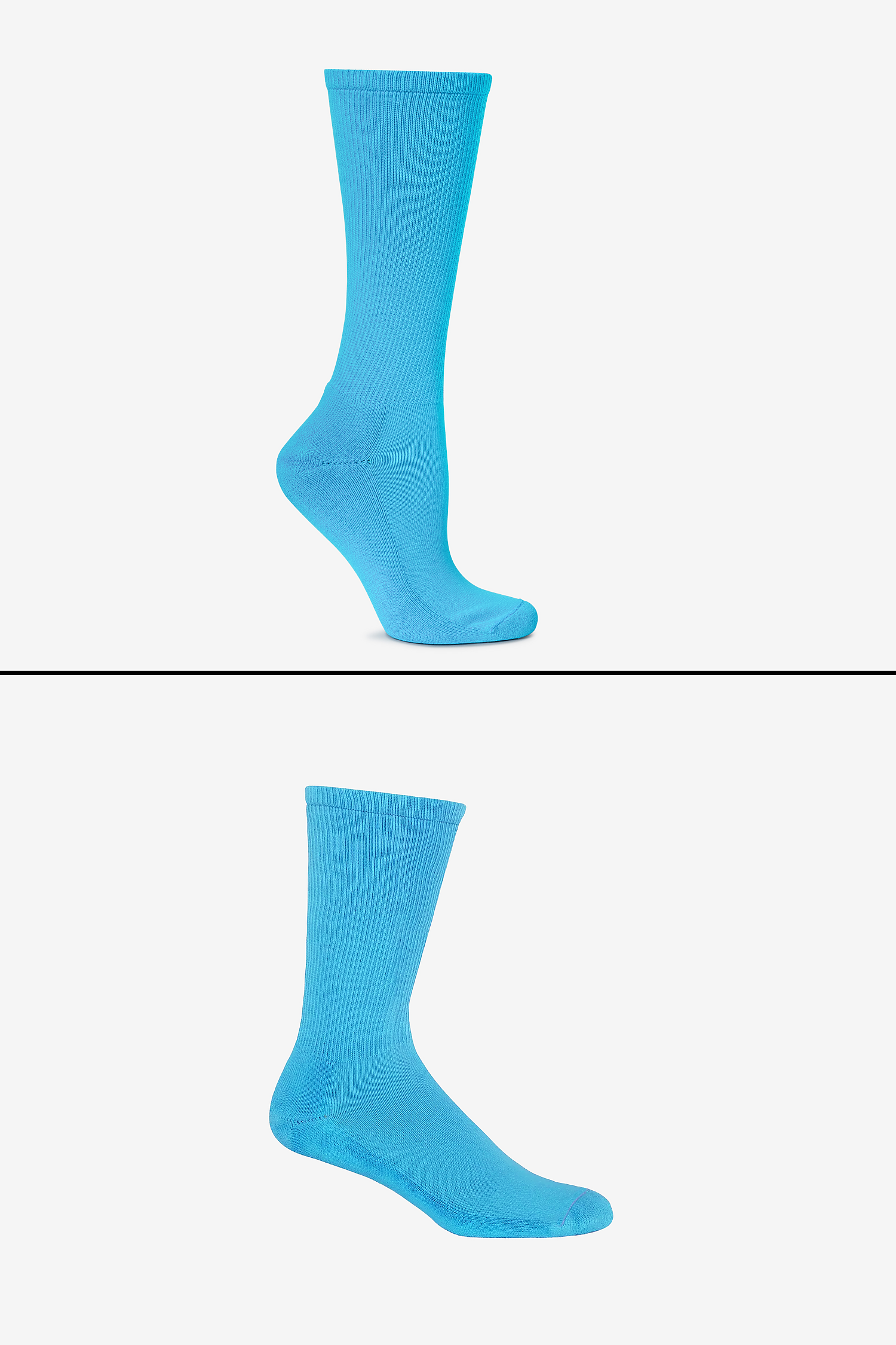 Premium Unisex Crew Socks with Cushion, Rib, Y-Gusset for Lasting Comfort