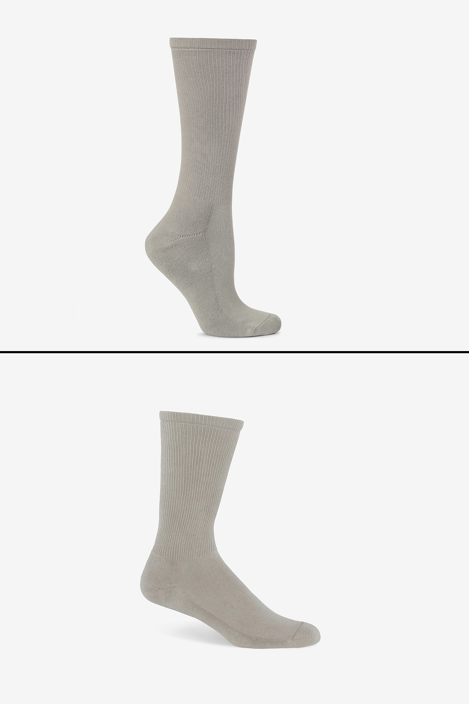 Premium Unisex Crew Socks with Cushion, Rib, Y-Gusset for Lasting Comfort