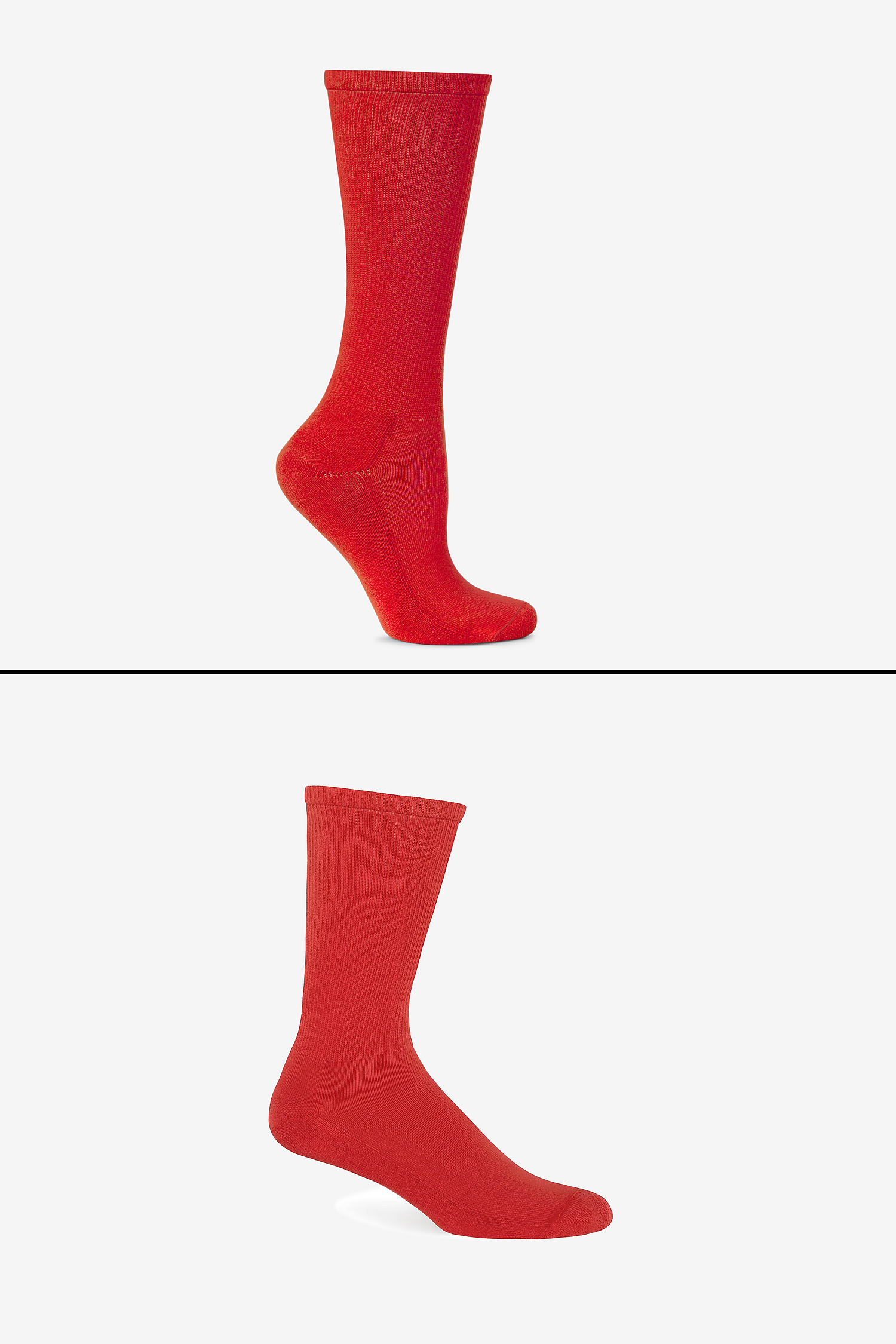 Premium Unisex Crew Socks with Cushion, Rib, Y-Gusset for Lasting Comfort