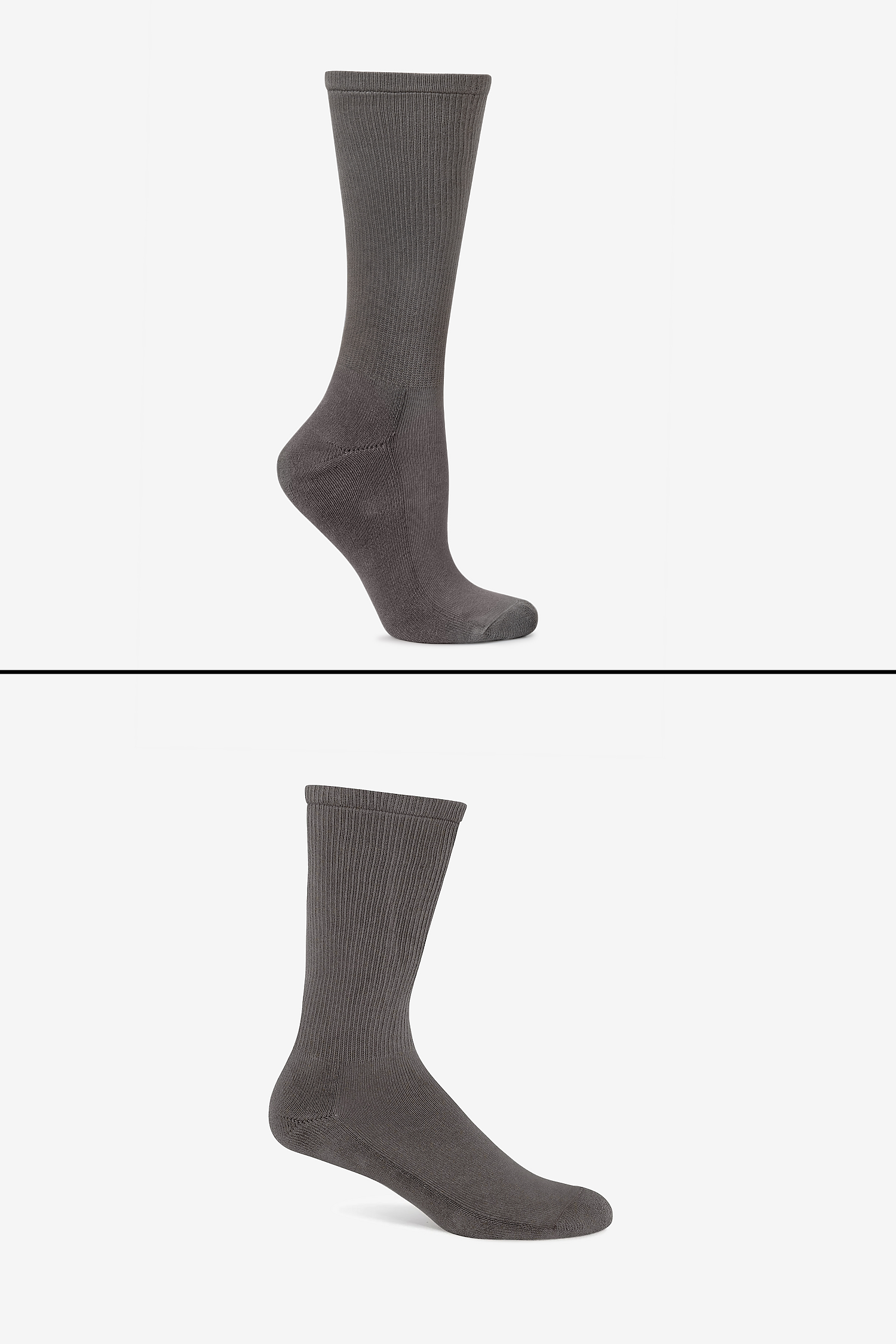 Premium Unisex Crew Socks with Cushion, Rib, Y-Gusset for Lasting Comfort