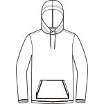 District Featherweight French Terry Hoodie Lightweight Unlined Pullover