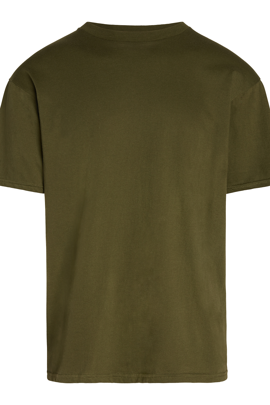 Premium Ringspun Cotton Crew Neck Short Sleeve Tee, Pre-Shrunk