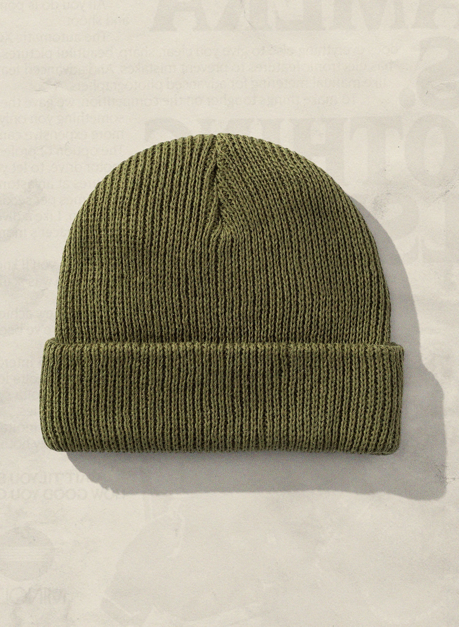 Weld Mfg Hemp Slacker Ribbed Knit Beanie Warm Eco Friendly