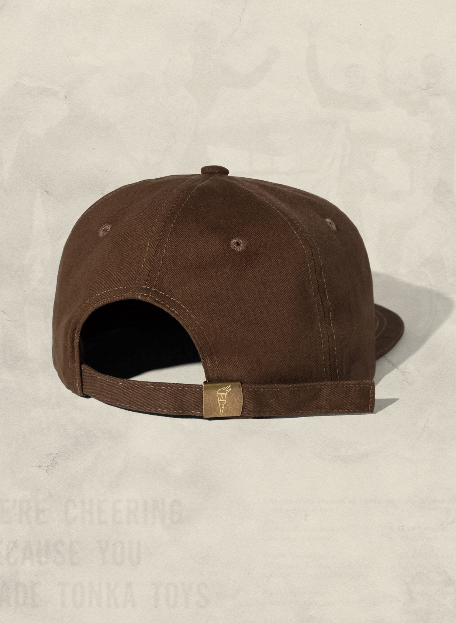Unstructured Low-Profile Brushed Cotton Twill Adjustable Strapback Hat