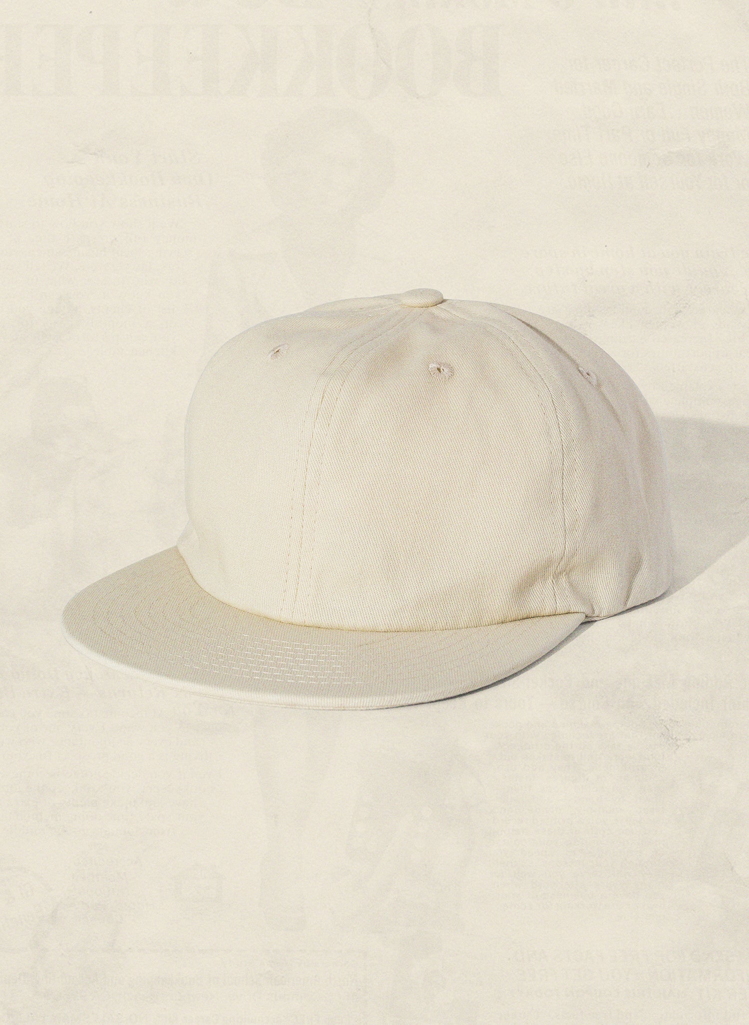 Unstructured Low-Profile Brushed Cotton Twill Adjustable Strapback Hat
