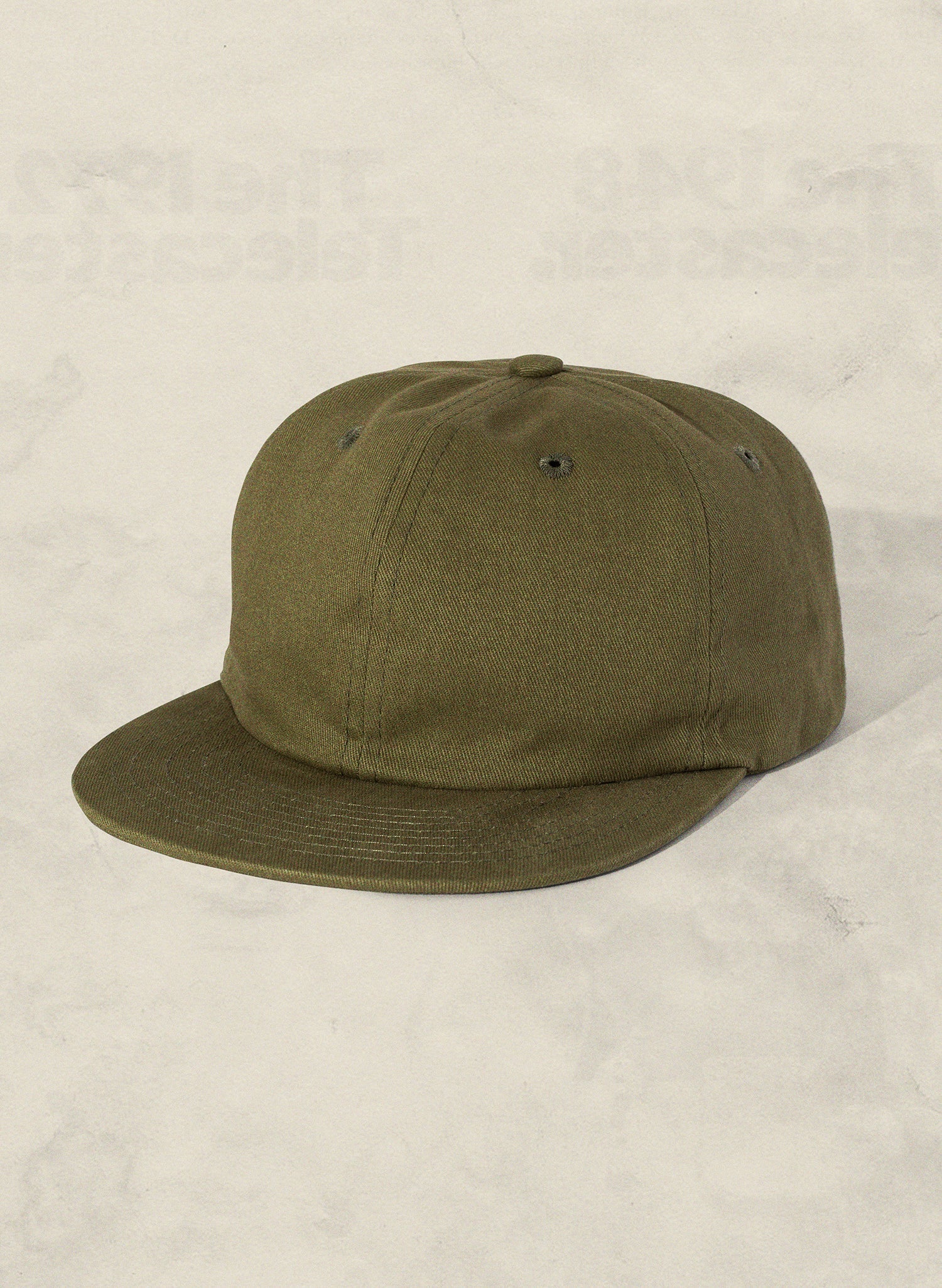 Unstructured Low-Profile Brushed Cotton Twill Adjustable Strapback Hat