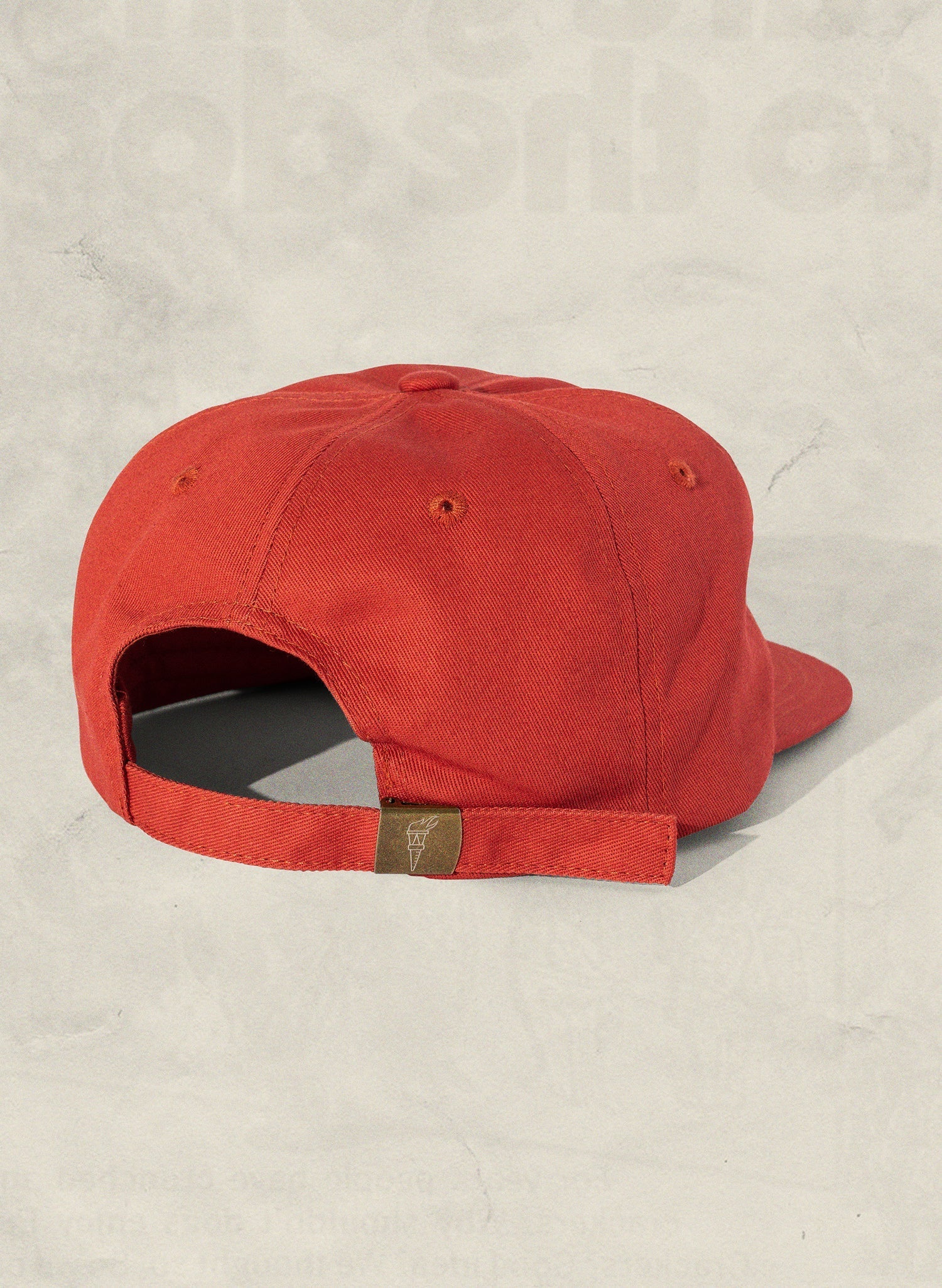 Unstructured Low-Profile Brushed Cotton Twill Adjustable Strapback Hat