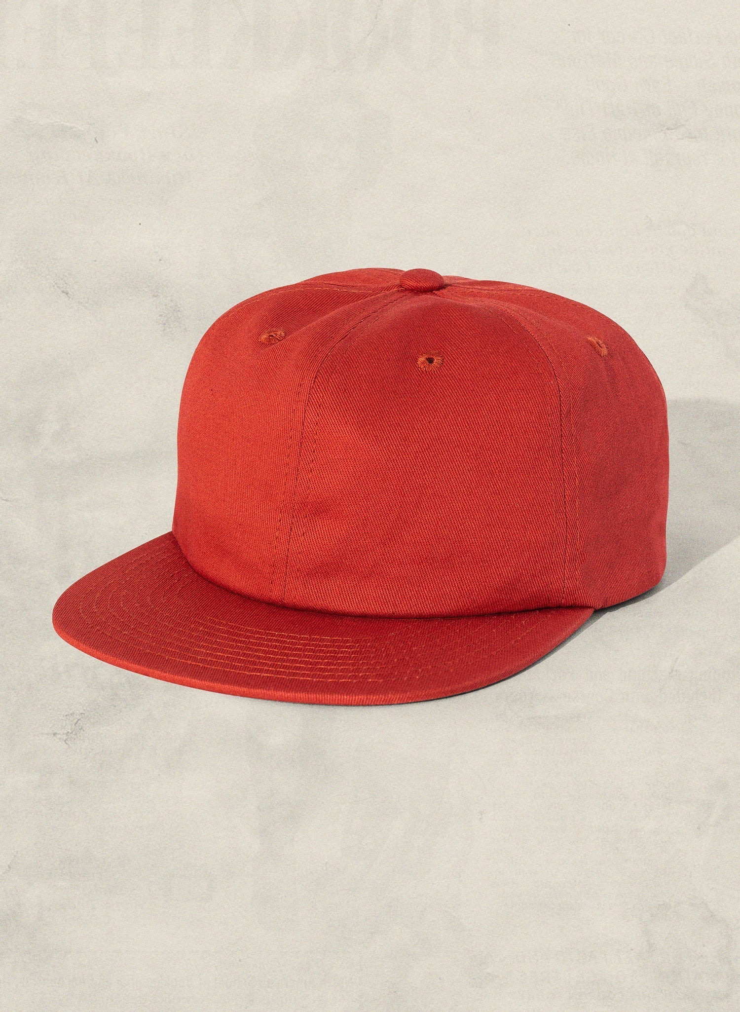 Unstructured Low-Profile Brushed Cotton Twill Adjustable Strapback Hat