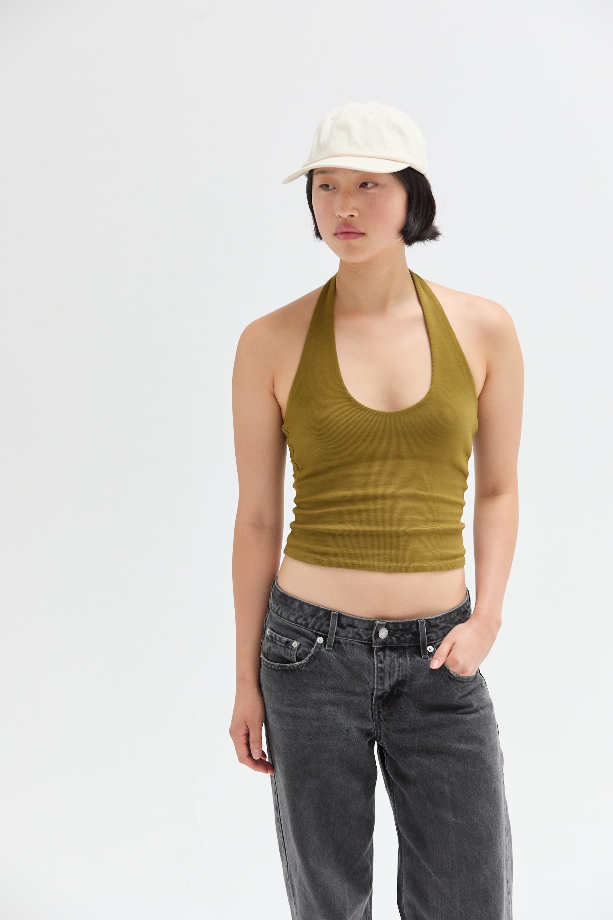 Brushed Cotton Classic Dad Hat with Adjustable Brass Closure