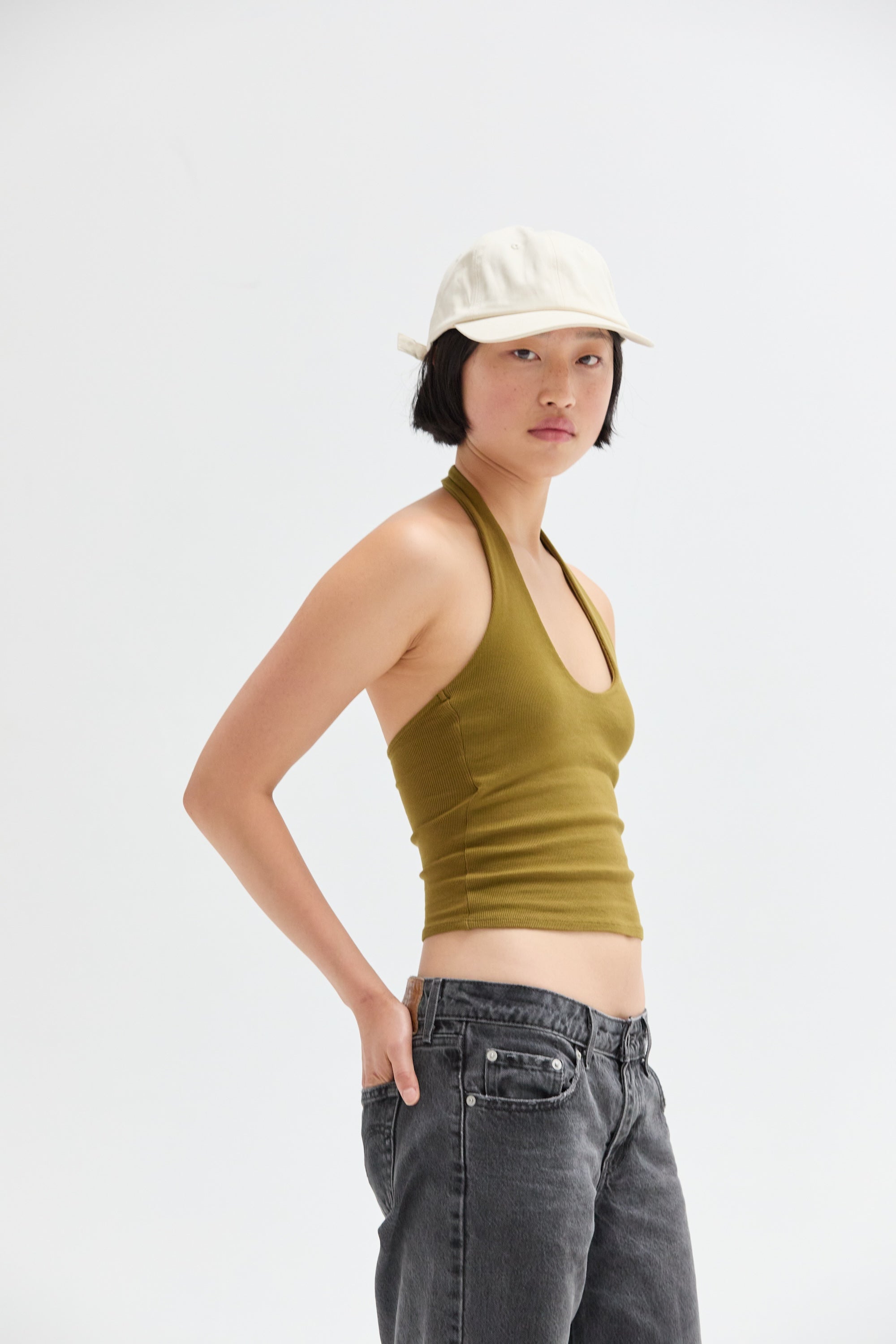 Brushed Cotton Classic Dad Hat with Adjustable Brass Closure