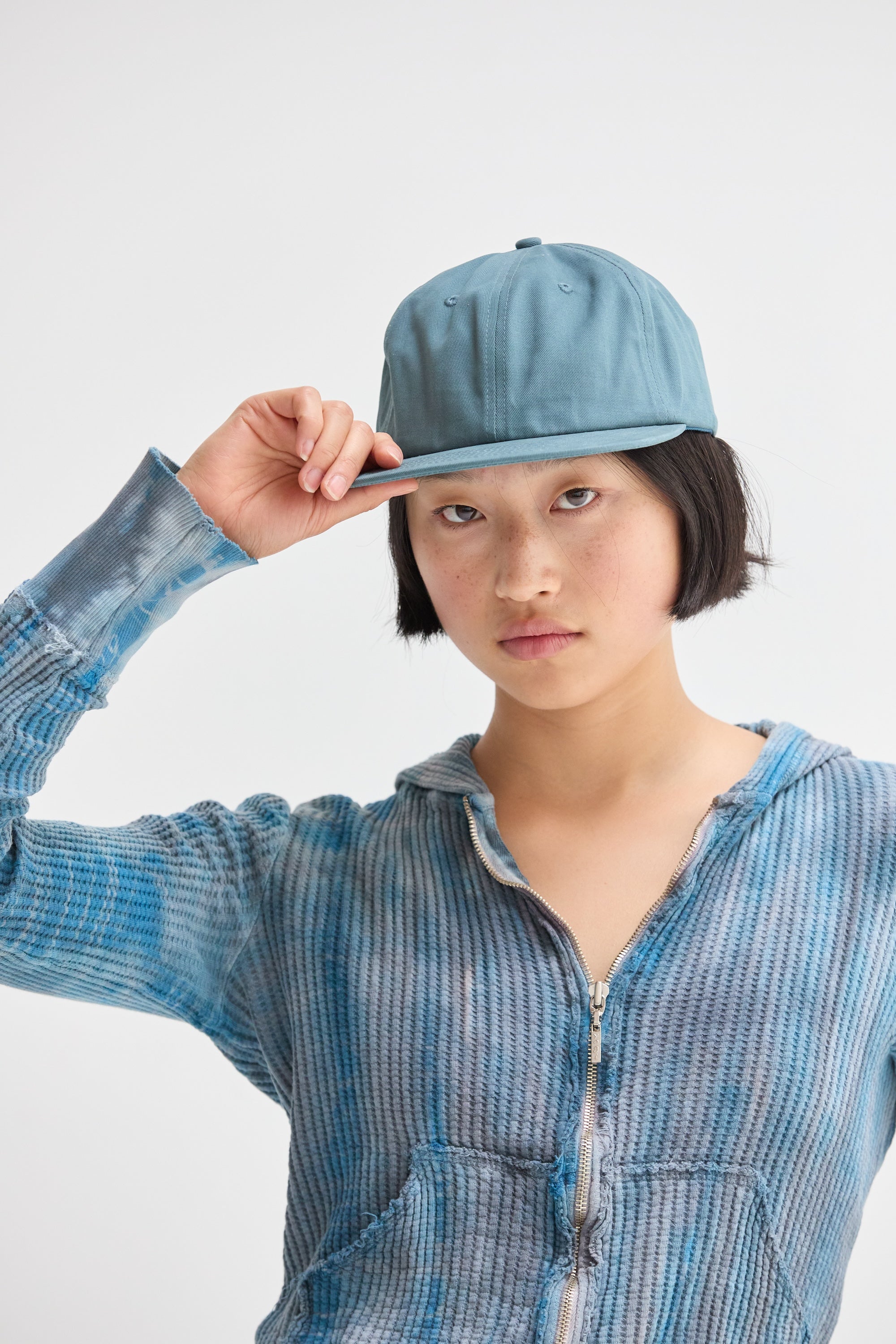 Brushed Cotton Field Trip Hat Unstructured 6-Panel Adjustable Brass Strap