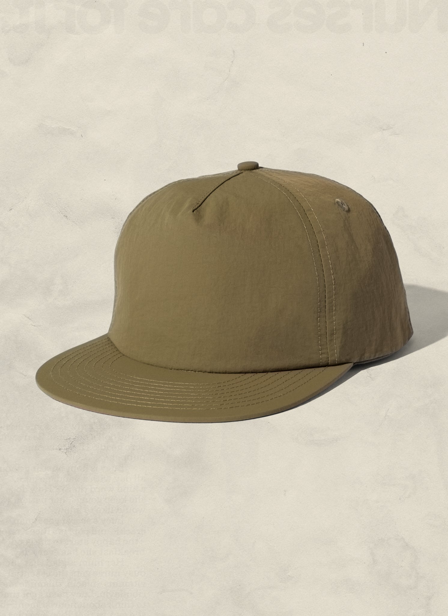 Nylon Field Trip Snapback Hat - Lightweight 5-Panel Adjustable Cap