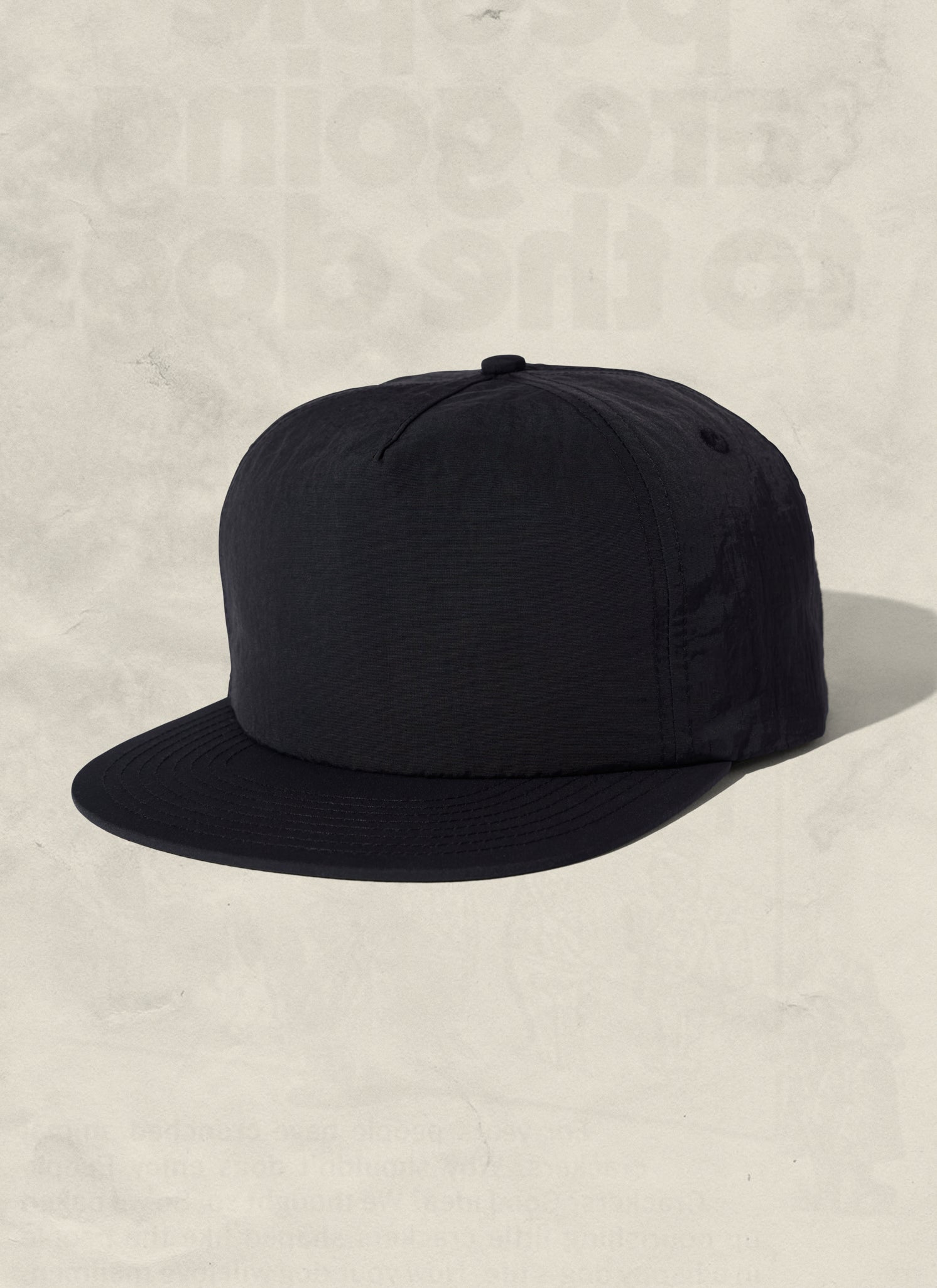Nylon Field Trip Snapback Hat - Lightweight 5-Panel Adjustable Cap