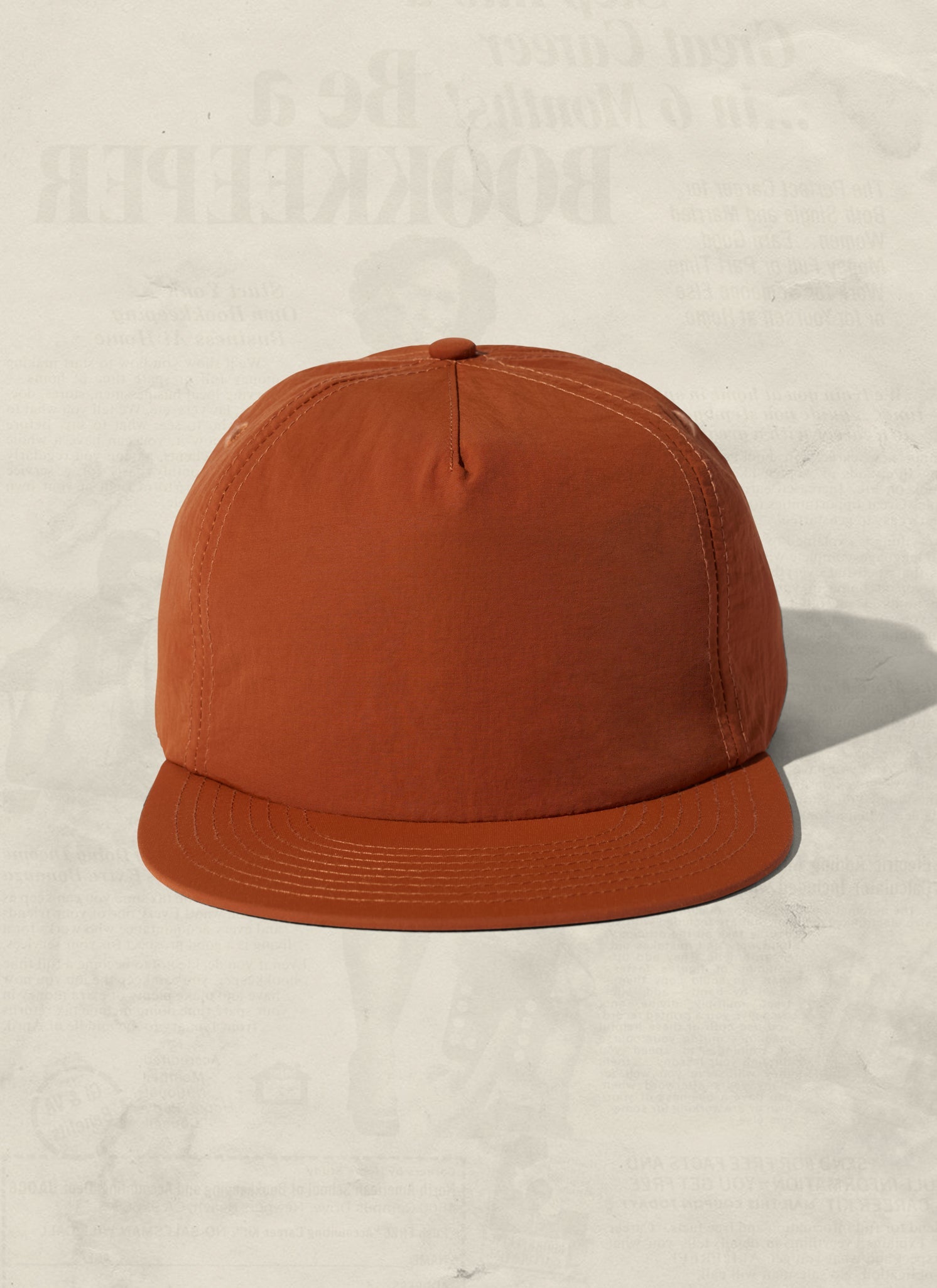 Nylon Field Trip Snapback Hat - Lightweight 5-Panel Adjustable Cap