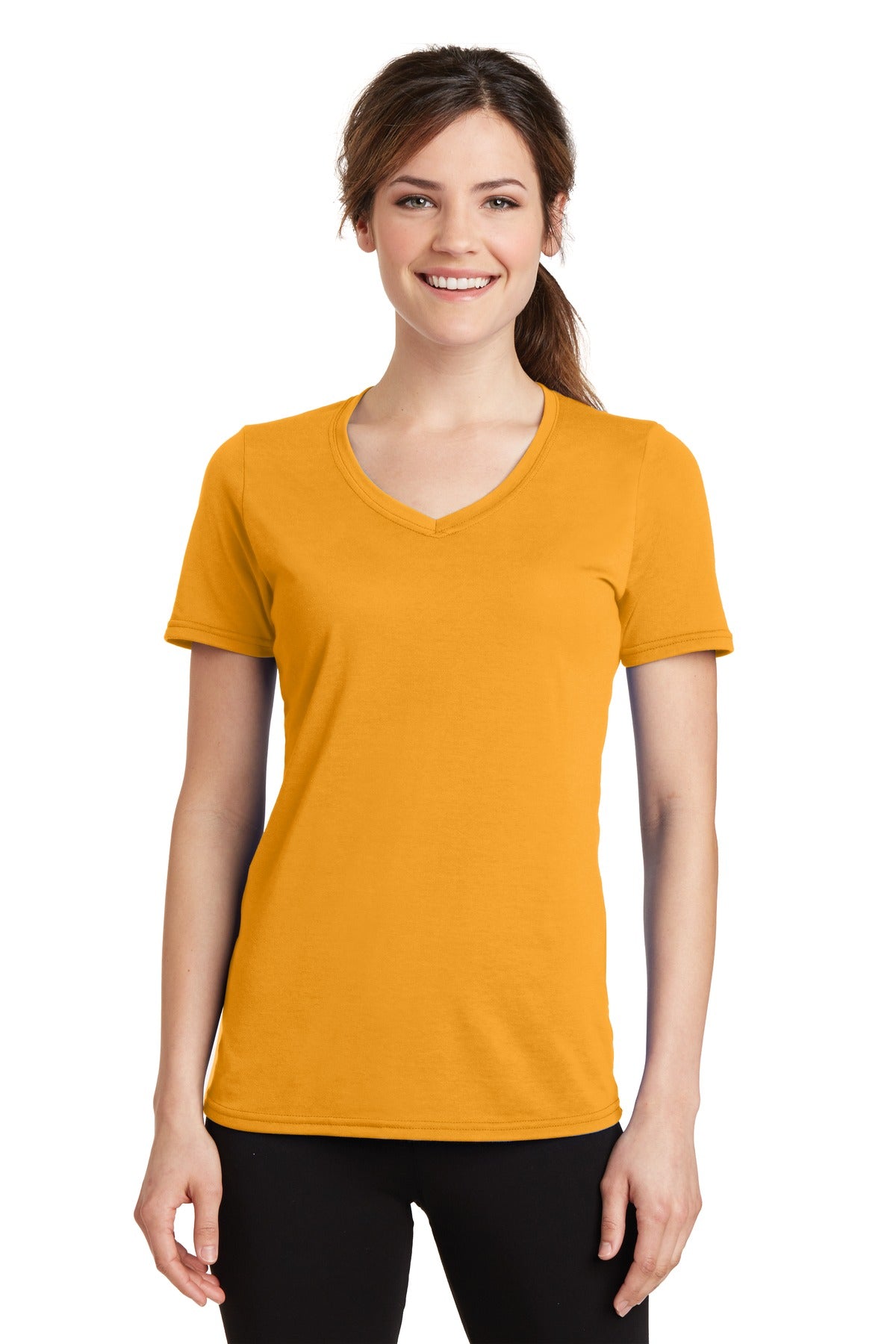 https://images.shirtspace.com/fullsize/pLh%2Bb1f%2FUaBaqrJP06SM3Q%3D%3D/75183/10168-port-company-lpc381v-ladies-performance-blend-v-neck-tee-front-gold.jpg