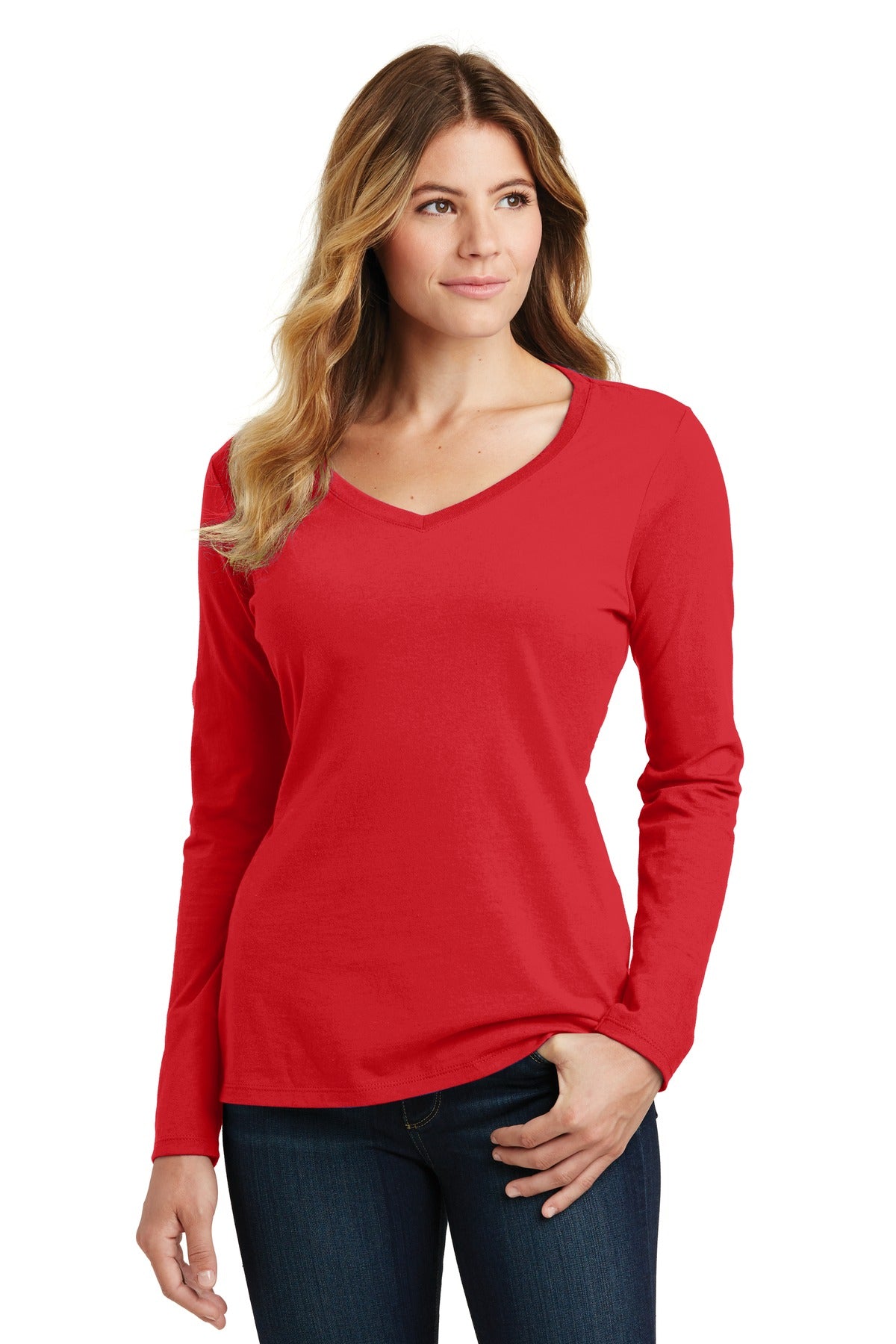 https://images.shirtspace.com/fullsize/p3NbCe5rfdaQ5SMcRWJVng%3D%3D/75282/10169-port-company-lpc450vls-ladies-long-sleeve-fan-favorite-v-neck-tee-front-bright-red.jpg