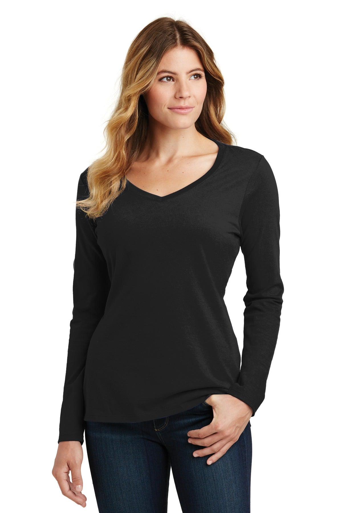 https://images.shirtspace.com/fullsize/fRE4Of3qsCLvAcUGQNGF%2FA%3D%3D/75288/10169-port-company-lpc450vls-ladies-long-sleeve-fan-favorite-v-neck-tee-front-jet-black.jpg