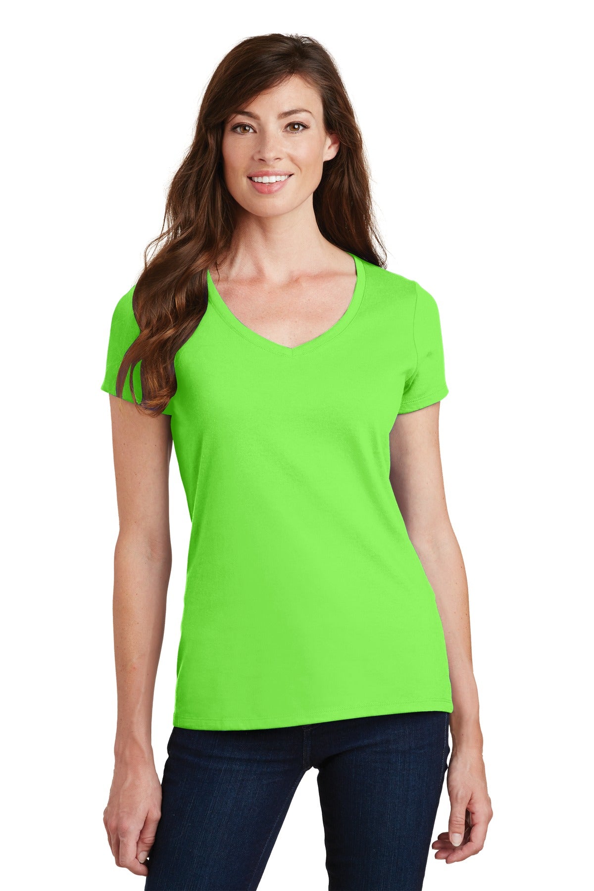 https://images.shirtspace.com/fullsize/%2B6wvwSNZdDR2lZtCsjTAWA%3D%3D/75256/10171-port-company-lpc450v-ladies-fan-favorite-v-neck-tee-front-flash-green.jpg