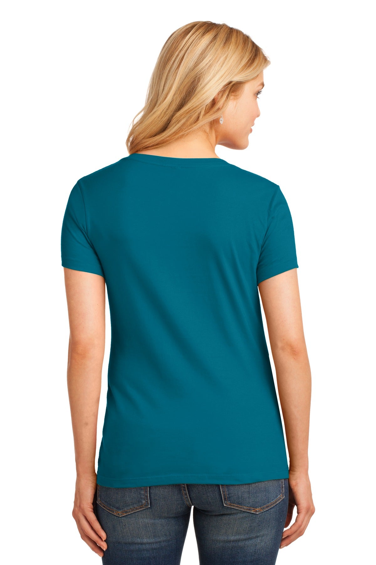 https://images.shirtspace.com/fullsize/W5zRxnfKCEMFghxpfzMgcw%3D%3D/75480/10174-port-company-lpc54v-ladies-core-cotton-v-neck-tee-back-teal.jpg