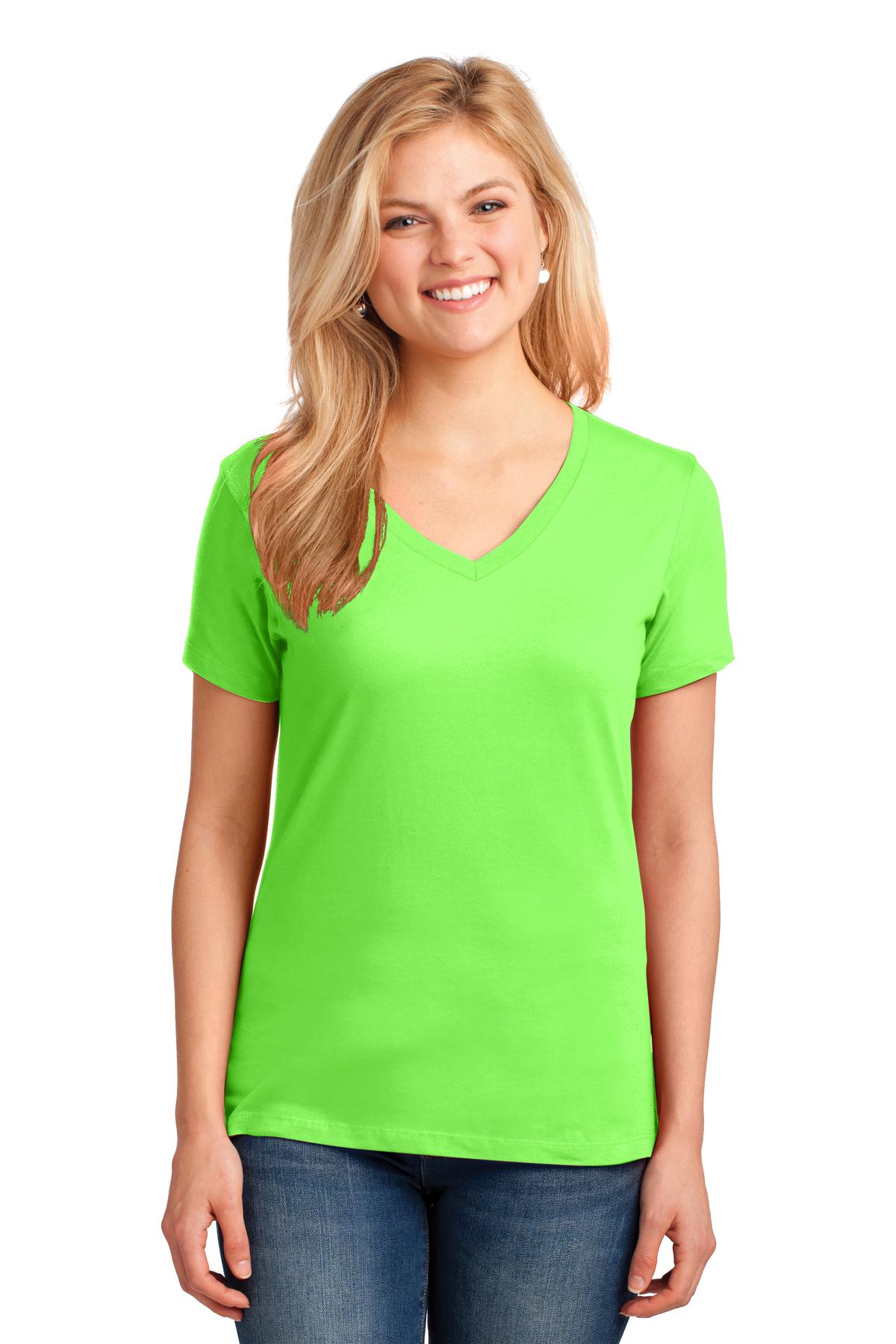 https://images.shirtspace.com/fullsize/R%2F327YCWw21lNowM9lXACA%3D%3D/75463/10174-port-company-lpc54v-ladies-core-cotton-v-neck-tee-front-neon-green.jpg
