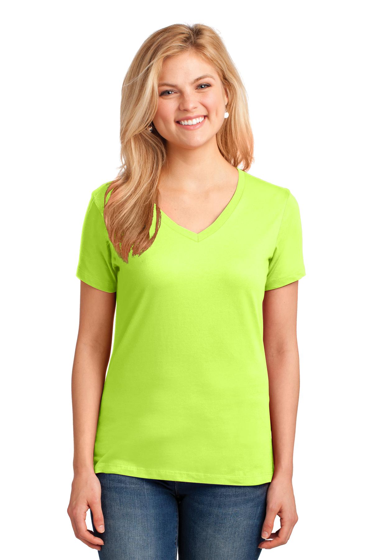 https://images.shirtspace.com/fullsize/thjYQ7UoLq8RmrZkbJbNSQ%3D%3D/75469/10174-port-company-lpc54v-ladies-core-cotton-v-neck-tee-front-neon-yellow.jpg
