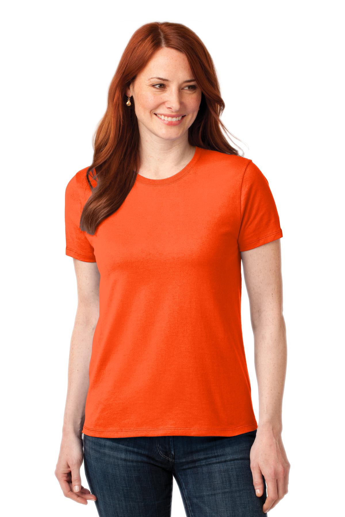 https://images.shirtspace.com/fullsize/0rY2Rt%2FJ6IdzcXZej4LDqw%3D%3D/75517/10177-port-company-lpc55-ladies-core-blend-tee-front-safety-orange.jpg