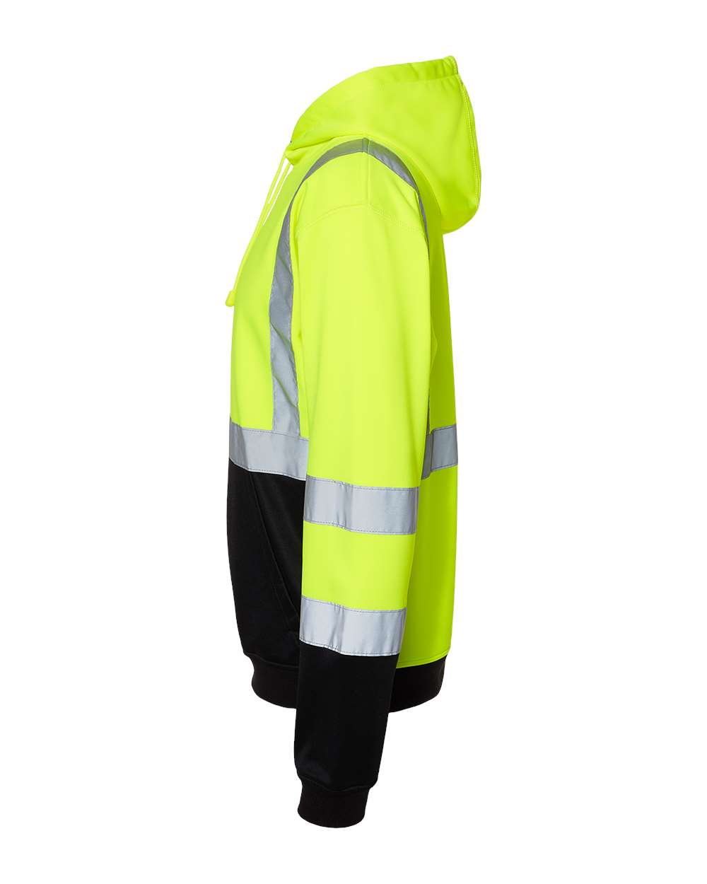 Kishigo Hi-Vis Unisex Hooded Sweatshirt with Reflective Trim