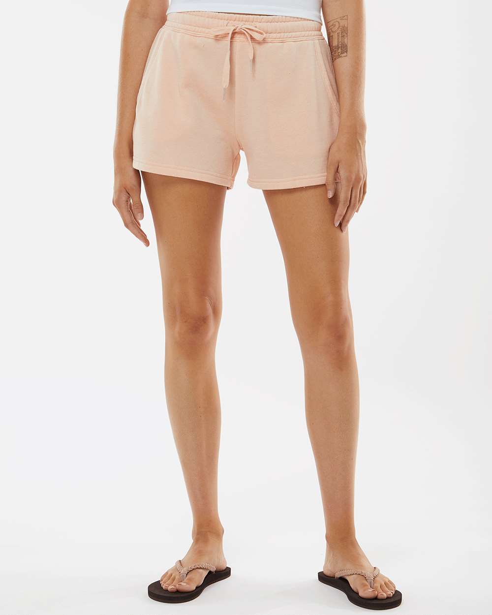 Independent Trading Co. Women's California Wave Wash Fleece Shorts