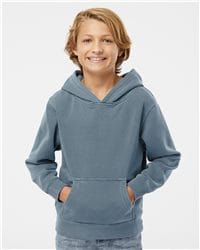 Independent Trading Co. Youth Midweight Hooded Sweatshirt Cotton Blend
