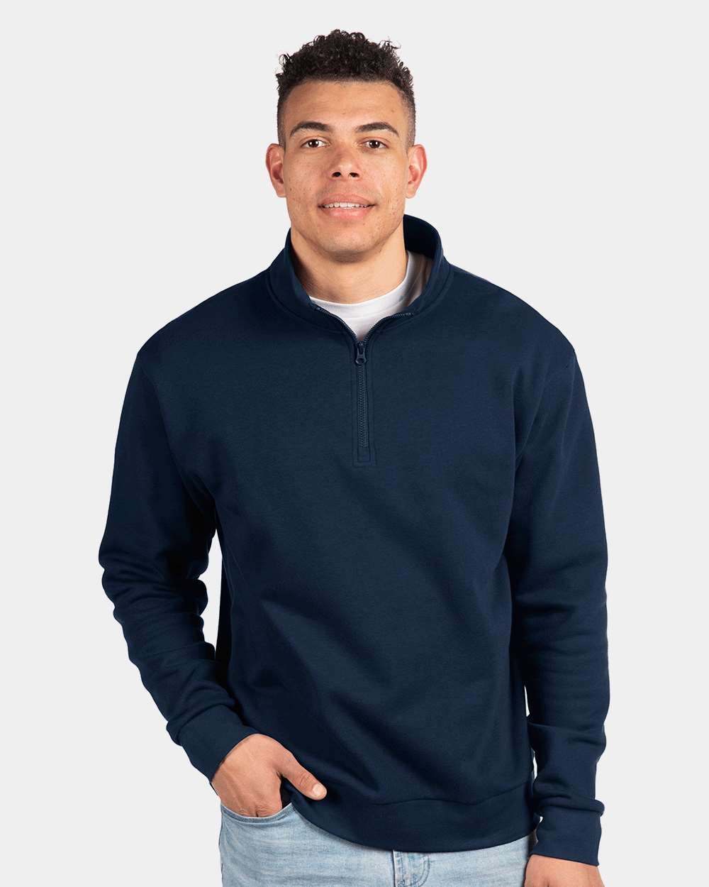 Next Level Unisex Fleece Quarter-Zip Pullover Premium Soft Performance