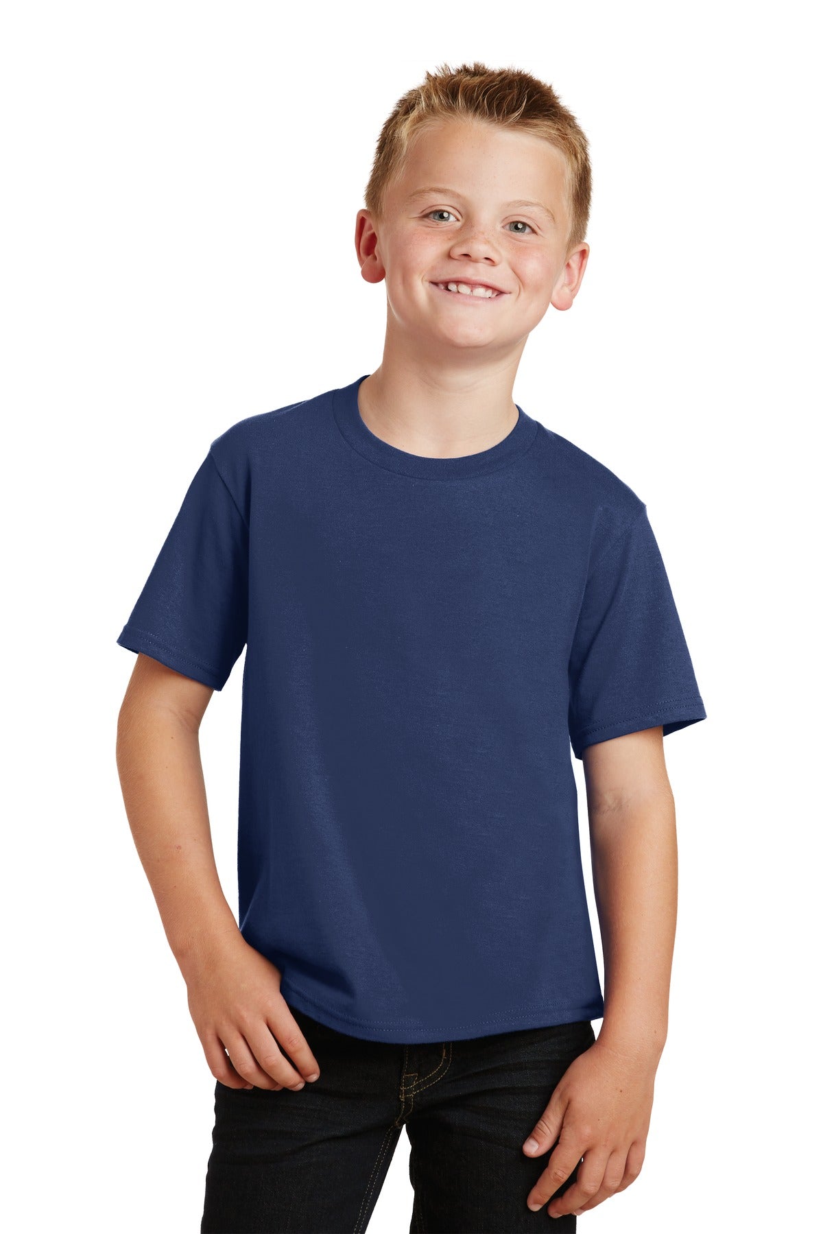 https://images.shirtspace.com/fullsize/HzLqSh01YZZ8cykgQ45Taw%3D%3D/80009/10472-port-company-pc450y-youth-fan-favorite-tee-front-team-navy.jpg
