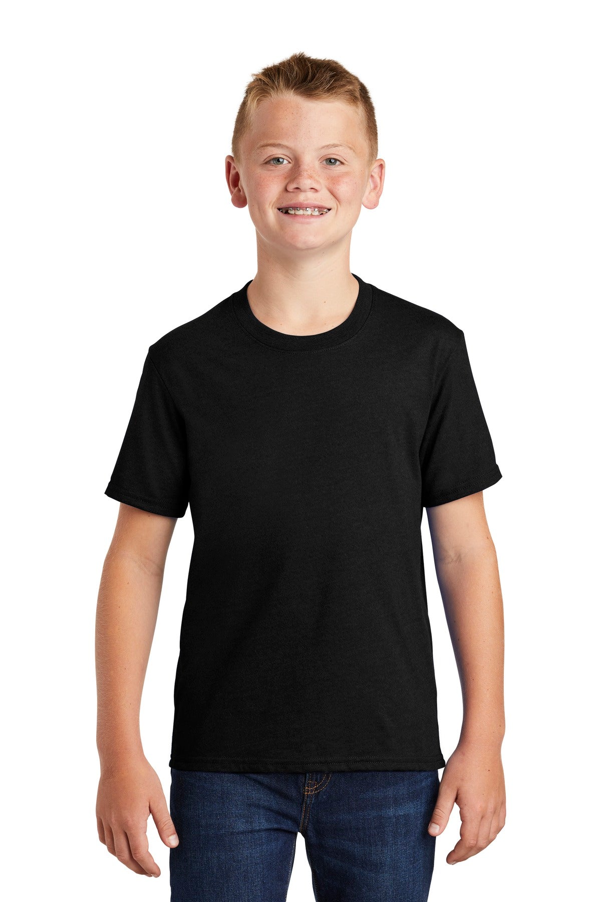 https://images.shirtspace.com/fullsize/yPgl2UDGsYcTf2oOiIMGlQ%3D%3D/80077/10476-port-company-pc455y-youth-fan-favorite-blend-tee-front-jet-black.jpg