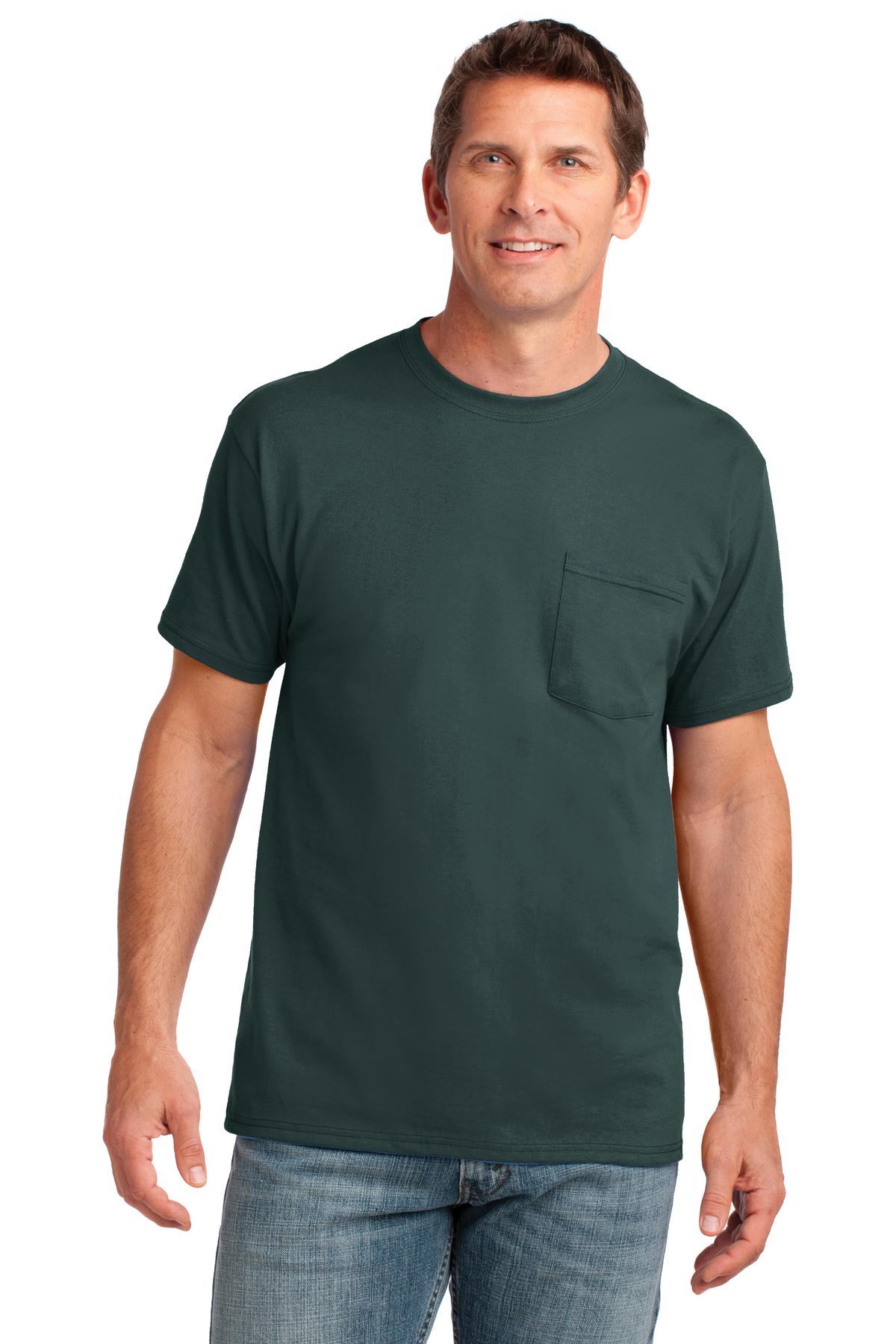 https://images.shirtspace.com/fullsize/HdxXyHkVdLLnohn9pad1%2FQ%3D%3D/80255/10479-port-company-pc54p-core-cotton-pocket-tee-front-dark-green.jpg