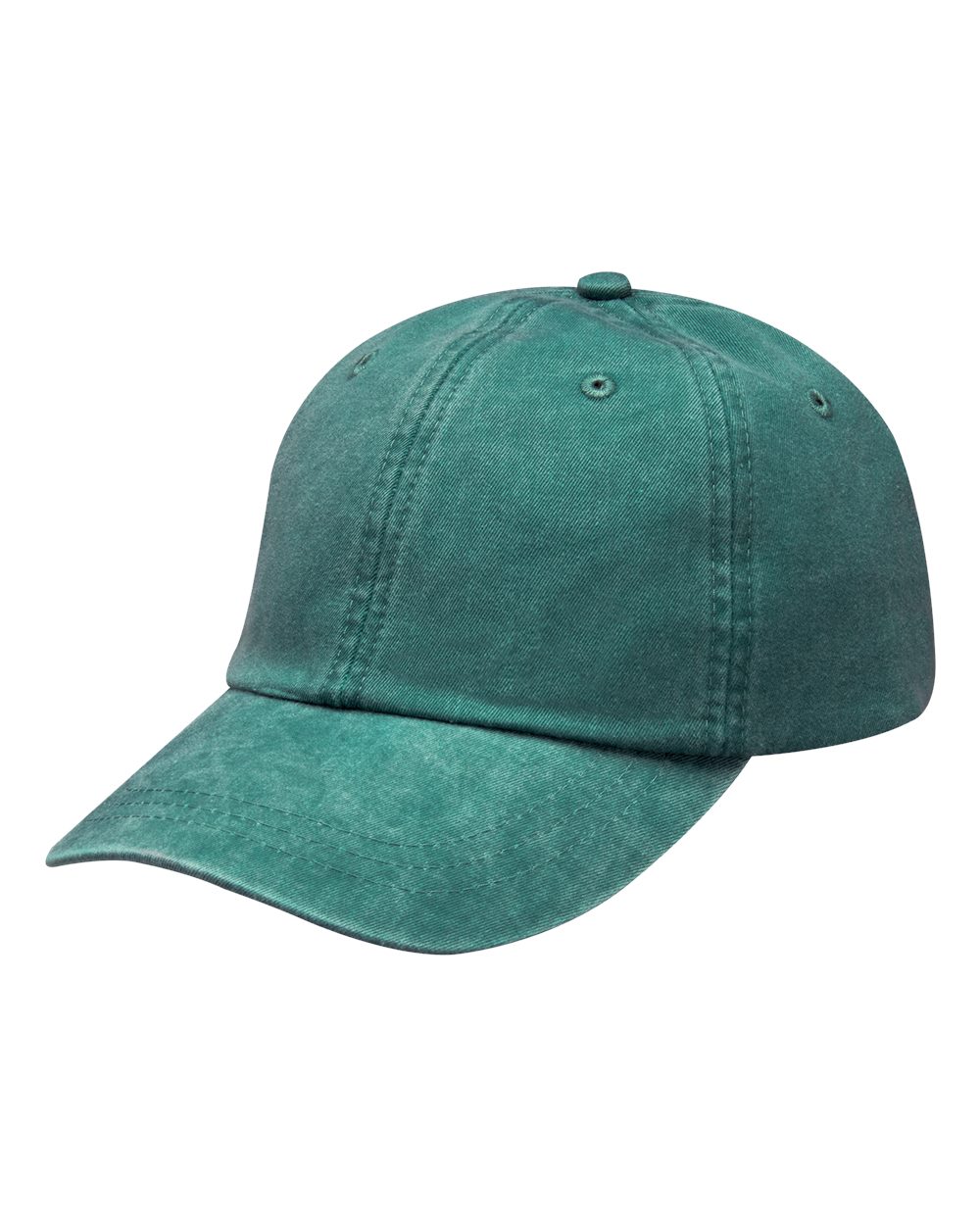 Adams Headwear Optimum Pigment-Dyed Cotton Dad Hat with Leather Strap