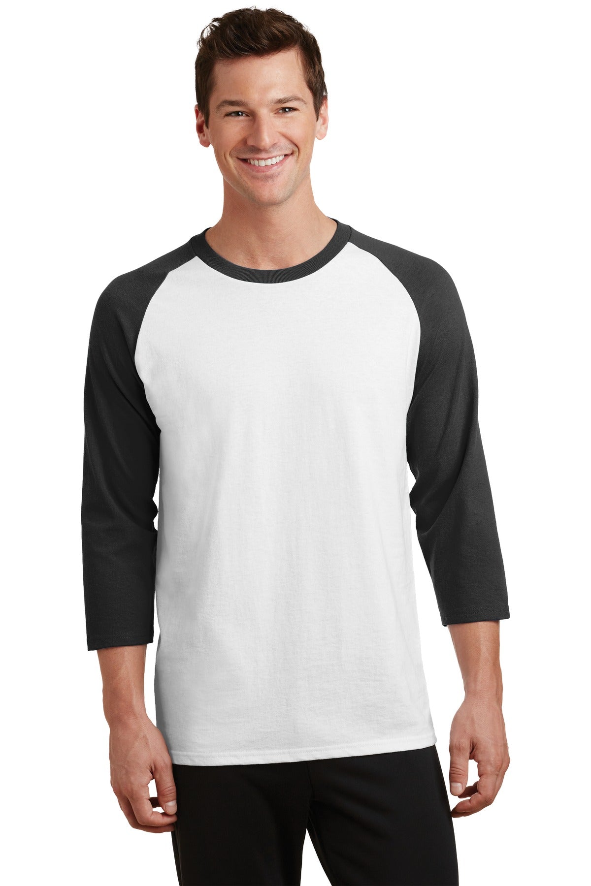 https://images.shirtspace.com/fullsize/Xi9Q2tDV9CF4q2%2FhYDHc8A%3D%3D/80754/10493-port-company-pc55rs-core-blend-3-4-sleeve-raglan-tee-front-white-jet-black.jpg