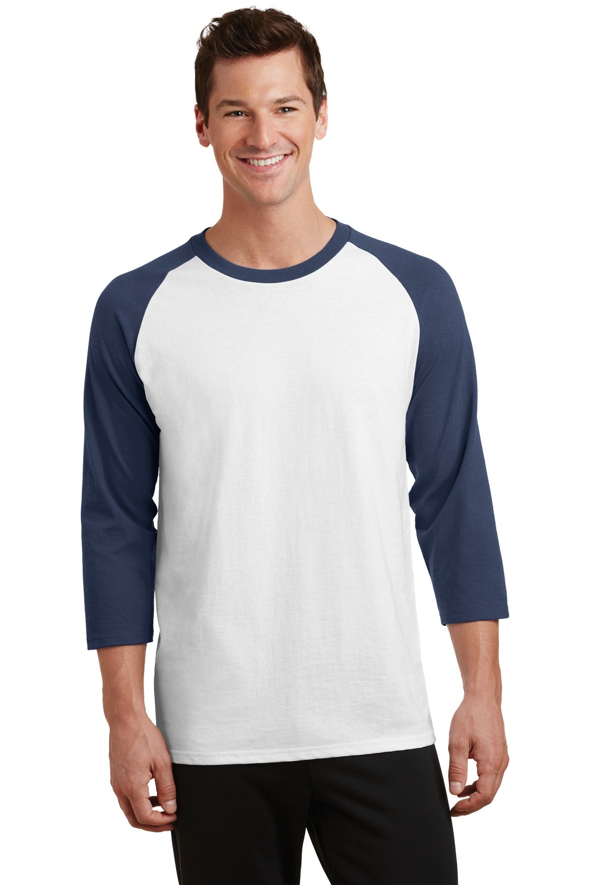 https://images.shirtspace.com/fullsize/trnslTmYy6QPw1KIjaYsPg%3D%3D/80756/10493-port-company-pc55rs-core-blend-3-4-sleeve-raglan-tee-front-white-navy.jpg