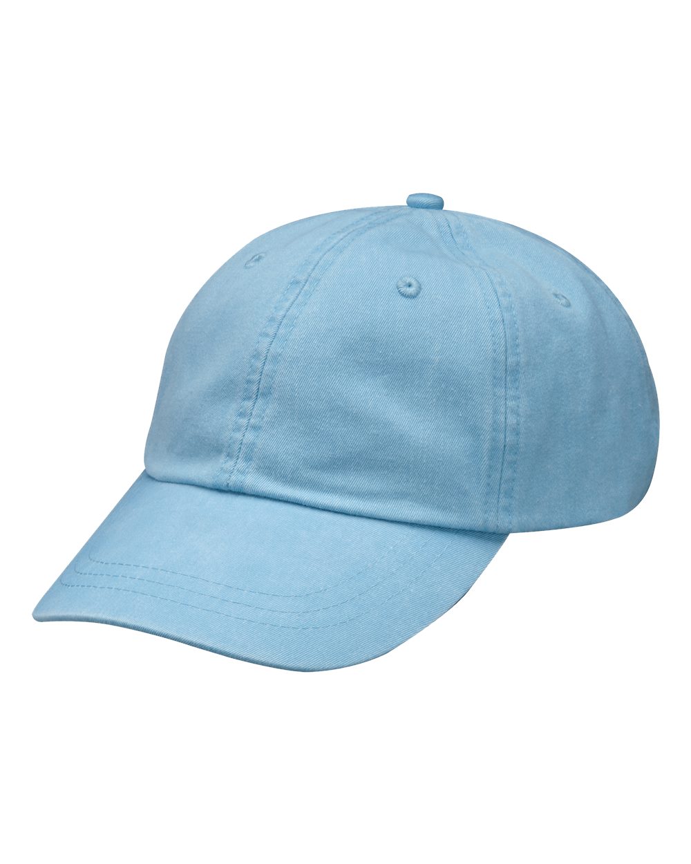 Adams Headwear Optimum Pigment-Dyed Cotton Dad Hat with Leather Strap
