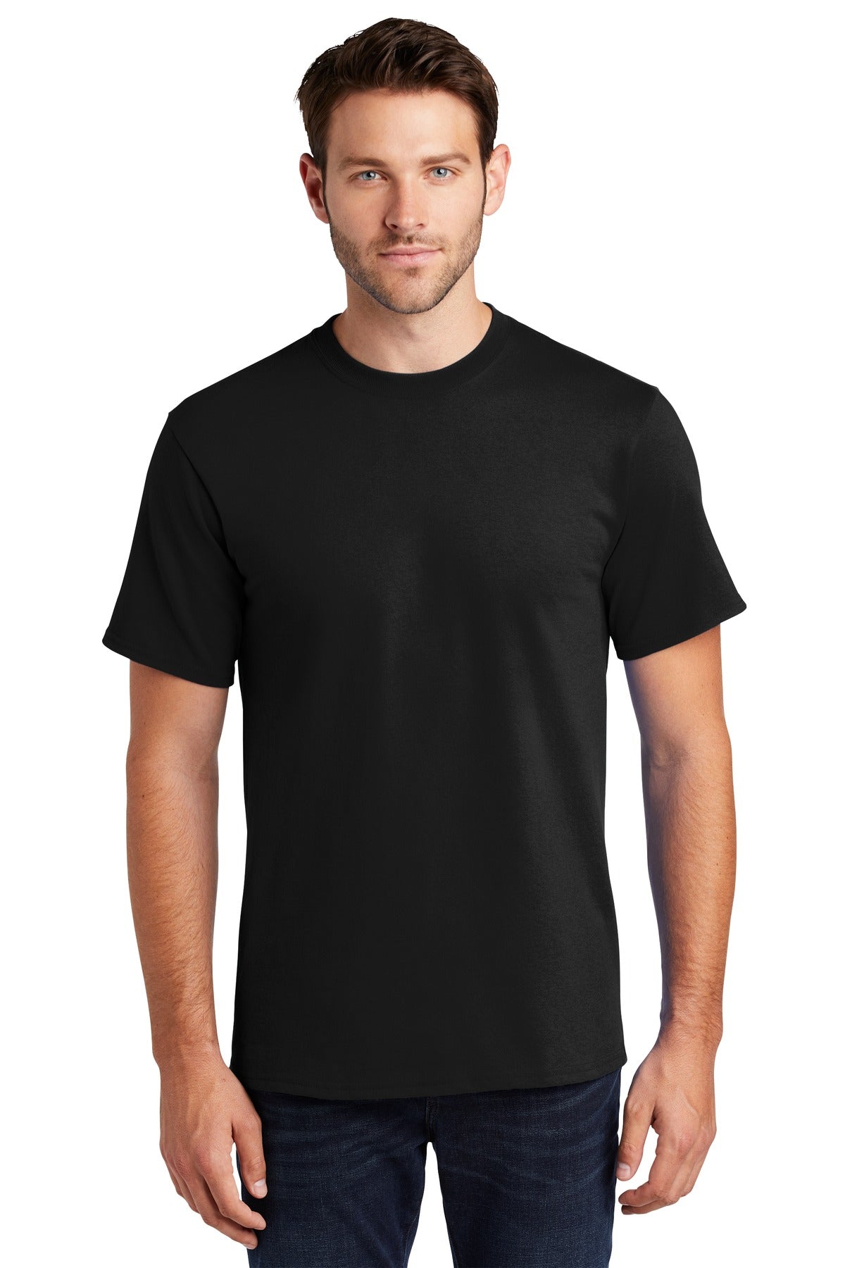 https://images.shirtspace.com/fullsize/z02tBt7nWk3oyRXKv7zHJg%3D%3D/81339/10512-port-company-pc61t-tall-essential-tee-front-jet-black.jpg