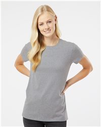 Women's RecycledSoft™ Organic Cotton Blend Crewneck T-Shirt Pre-Shrunk Fit