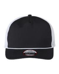 Richardson Five-Panel Trucker Cap with Rope Braid Snapback