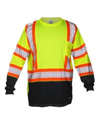 Kishigo Unisex Class 3 Reflective Safety T-Shirt with Pocket