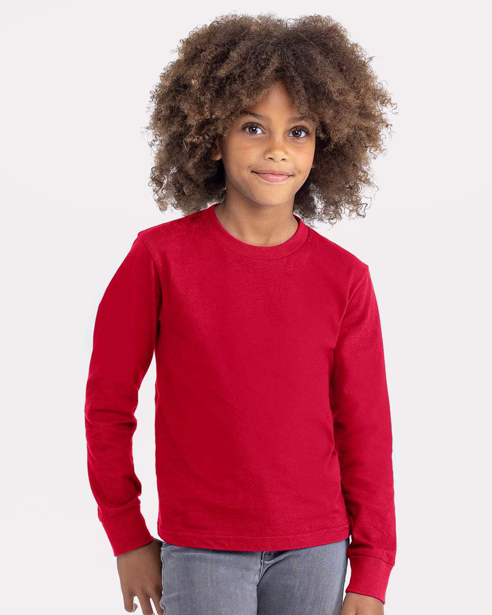 Next Level 3311 Youth Soft Cotton Long Sleeve T-Shirt - Comfortable, Durable